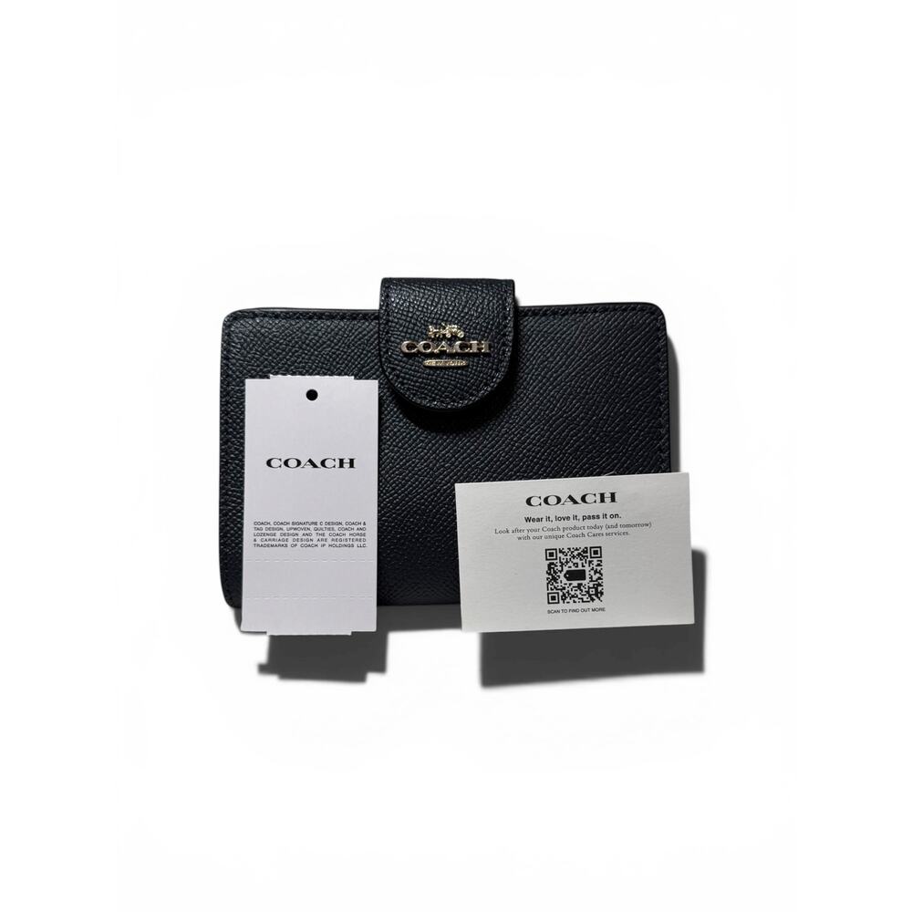 NWT Medium Corner Zip Wallet 6390 Navy - Picture 11 of 11